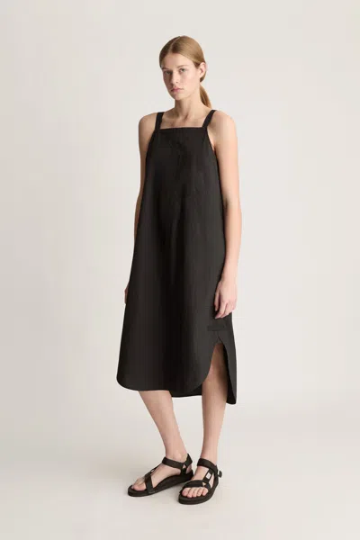 Lee Mathews Lm Poplin Cami Dress In Black