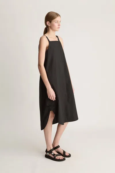 Lee Mathews Lm Poplin Cami Dress In Black