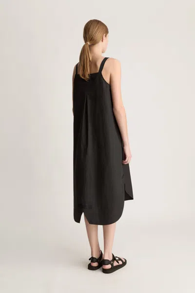 Lee Mathews Lm Poplin Cami Dress In Black