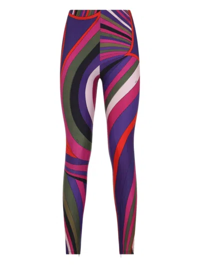 Pucci Stretch Fit Leggings For Active Lifestyle In Multi