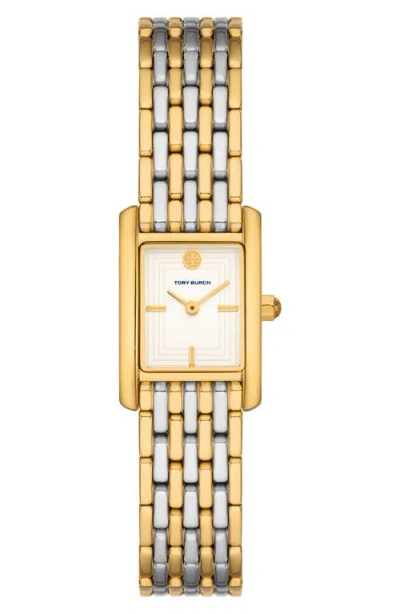 Tory Burch The Eleanor Two-hand Two-tone Stainless Steel Watch In Multicolor