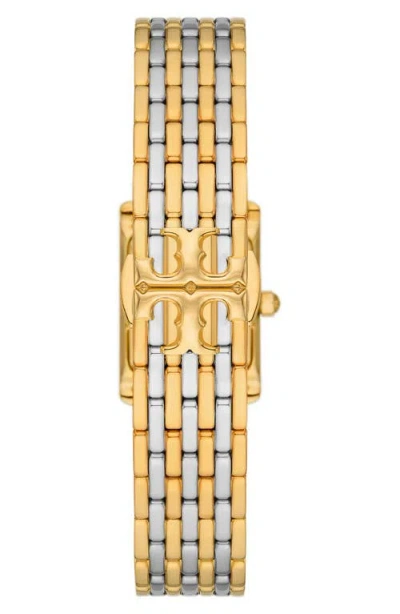 Tory Burch The Eleanor Two-hand Two-tone Stainless Steel Watch In Multicolor