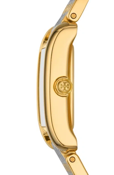 Tory Burch The Eleanor Two-hand Two-tone Stainless Steel Watch In Multicolor