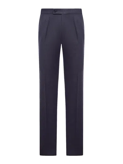 Incotex Tailored Wool Trousers In Gray
