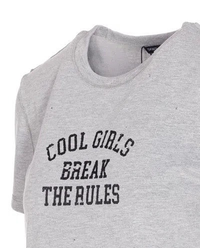 Dolce & Gabbana Dolce&gabbana Women Printed T-shirt In Gray