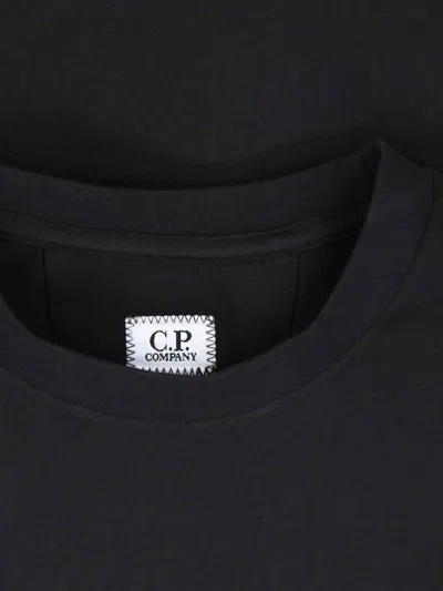C.p. Company T-shirt In Jersey In Black