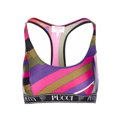 Pucci Iride Print Top In Multi