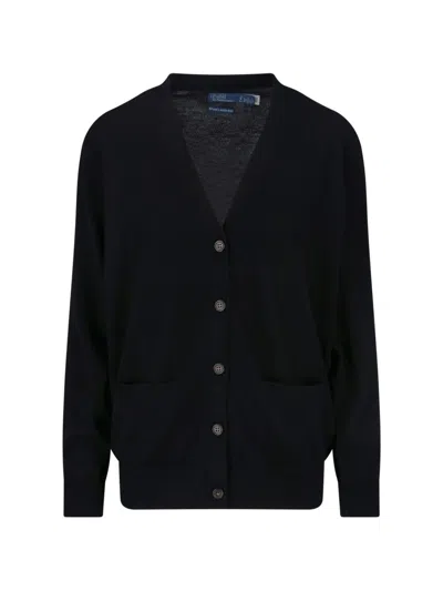Polo Ralph Lauren Cardigan In Lana In Blue