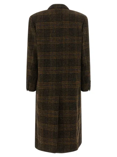 Isabel Marant Étoile Lexana Long Coat In Multi