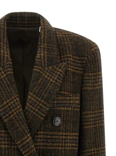 Isabel Marant Étoile Lexana Long Coat In Multi