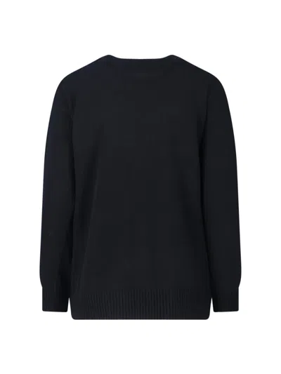 Max Mara Wool And Cashmere Blend Sweater In Black