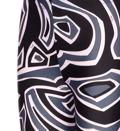 Pucci Abstract Pattern Stretch Fit Trousers In Multi