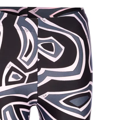 Pucci Abstract Pattern Stretch Fit Trousers In Multi