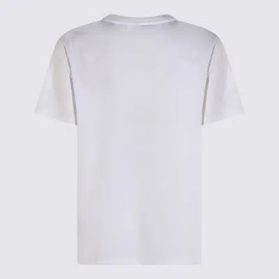 Ganni Women Puppy Print And Logo T-shirt In White