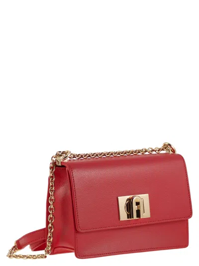 Furla Mini Chain Strap Crossbody Bag In Red