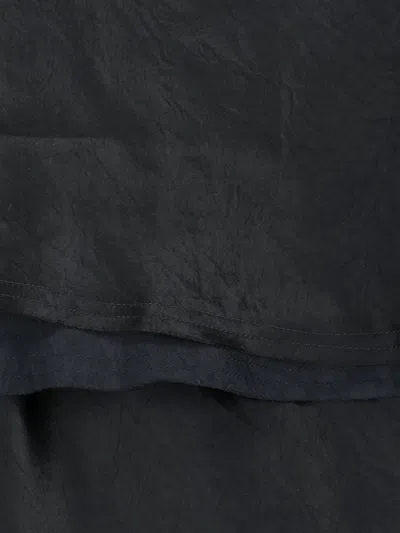 Maison Margiela Long Flared Skirt In Black