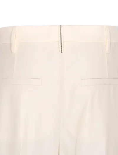Brunello Cucinelli Pleated Canvas Twill Tailored Pants In Neutral