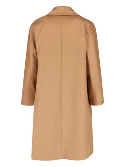Max Mara Dravenna Coat In Brown