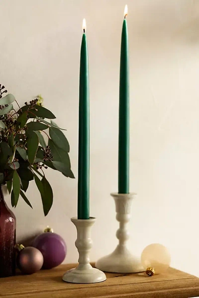 Terrain Unscented Tall Taper Candle Set, Evergreen