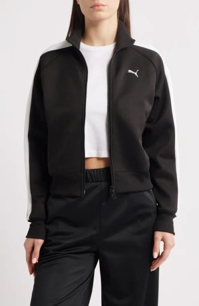 Puma T7 Always On Crop Track Jacket In Black