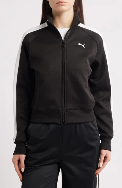 Puma T7 Always On Crop Track Jacket In Black