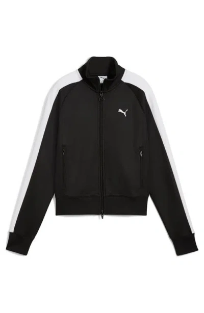Puma T7 Always On Crop Track Jacket In Black