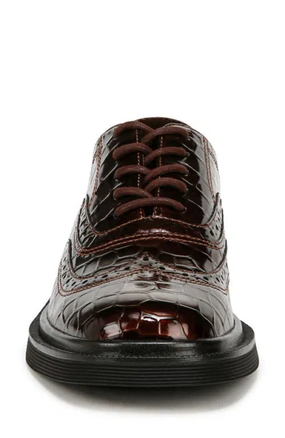 Franco Sarto Women's Audrey Square Toe Lace Up Oxfords In Brown