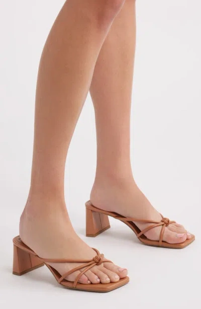 Open Edit Jamie Block Heel Sandal In Brown