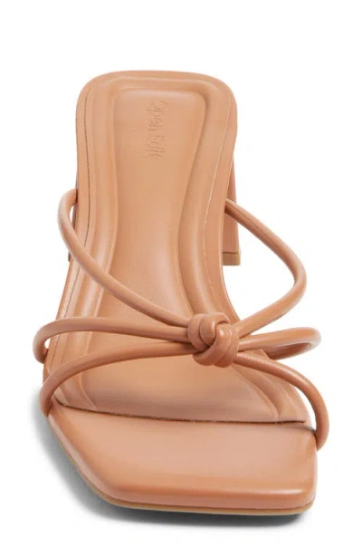 Open Edit Jamie Block Heel Sandal In Brown