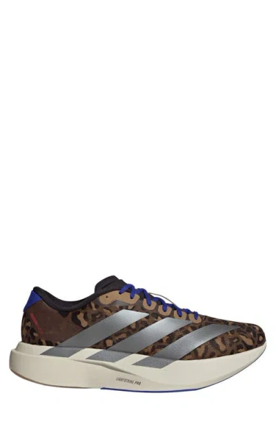 Adidas Originals Adizero Evo Sl Leopard-print Sneakers In Multi