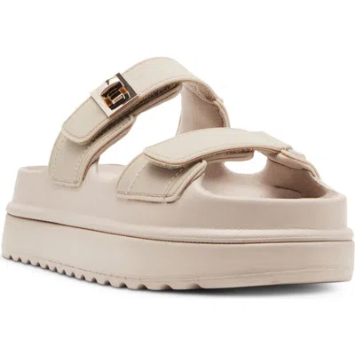 Steve Madden Bigschmona Platform Sandal In Neutral