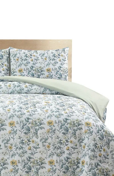 Scotch & Soda 3-piece King Floral Comforter & Sham Set In Blue