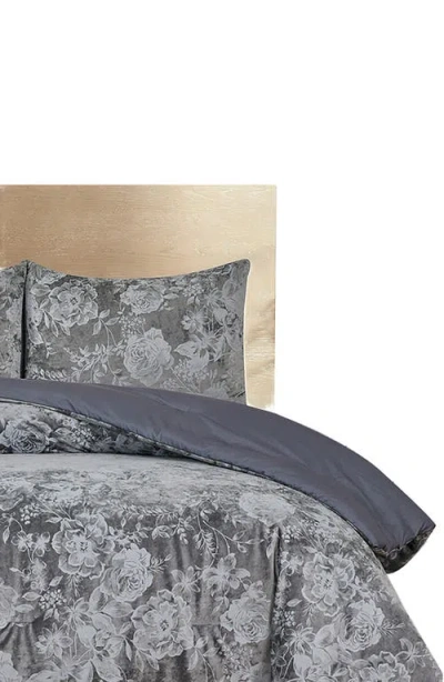 Scotch & Soda 3-piece King Floral Comforter & Sham Set In Gray