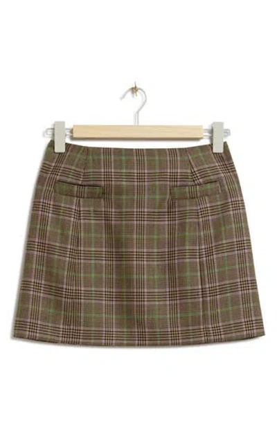 & Other Stories Nilsson Wool Miniskirt In Multi