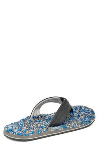 Sanuk Bubblecush Flip Flop In Blue