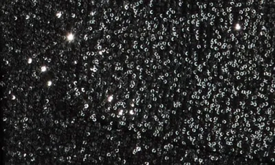 L'agence Leonora Sequin Knit Blazer In Black