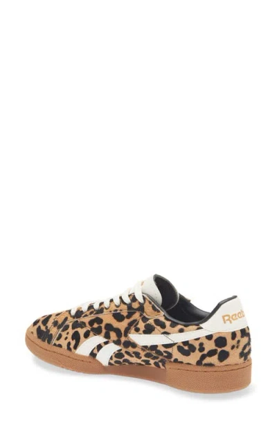 Reebok Club C Grounds Uk Sneakers Vintage Leopard In Brown