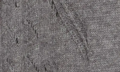 Cyrus Colorblock Pointelle Cardigan In Burgundy