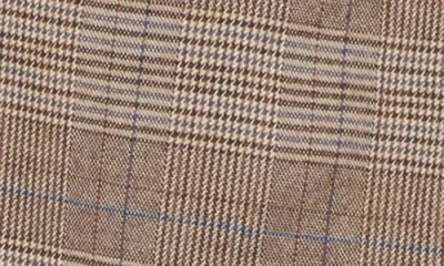 Democracy Oversize Plaid Blazer In Brown