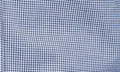 Tailorbyrd Kids' Signature Gingham Print Button-up Shirt In Blue