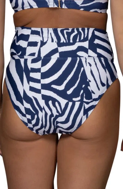 Jantzen Barbara Convertible Bikini Bottoms In Blue