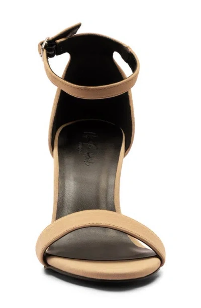 Off The Hook London Mayfair Mamba Block Heel Sandal In Brown