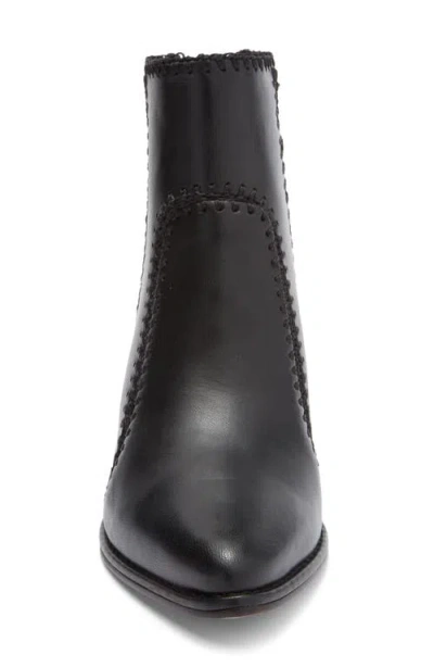 Alexandre Birman Benta Whipstitch Bootie In Black