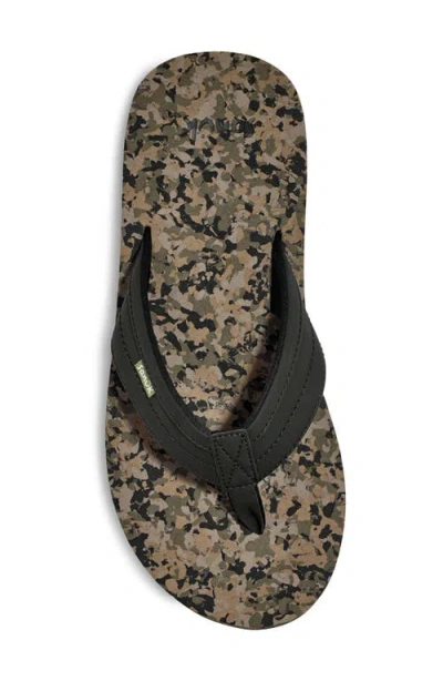 Sanuk Ziggy Water Friendly Flip Flop In Multi
