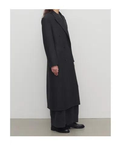 The Row Hariet Coat In Virgin Wool And Cashmere In Gray