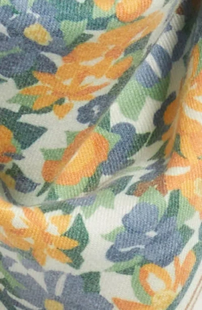 Treasure & Bond Fringe Bandana Scarf In Multi