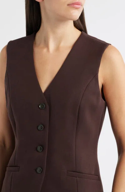 Paige Campanelli Vest Java In Brown