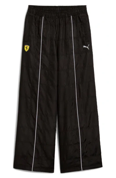 Puma Scuderia Ferrari Hp Premium Woven Pants Women In Black
