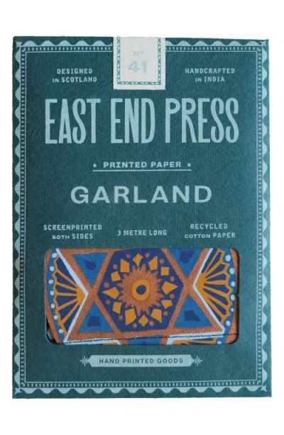 East End Press Hanukkah Sewn Paper Garland In Multi