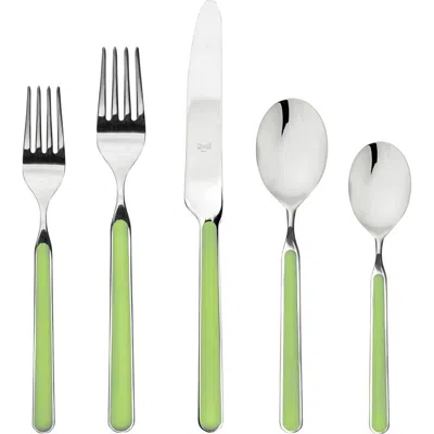 Mepra Fantasia Flatware Set In Green